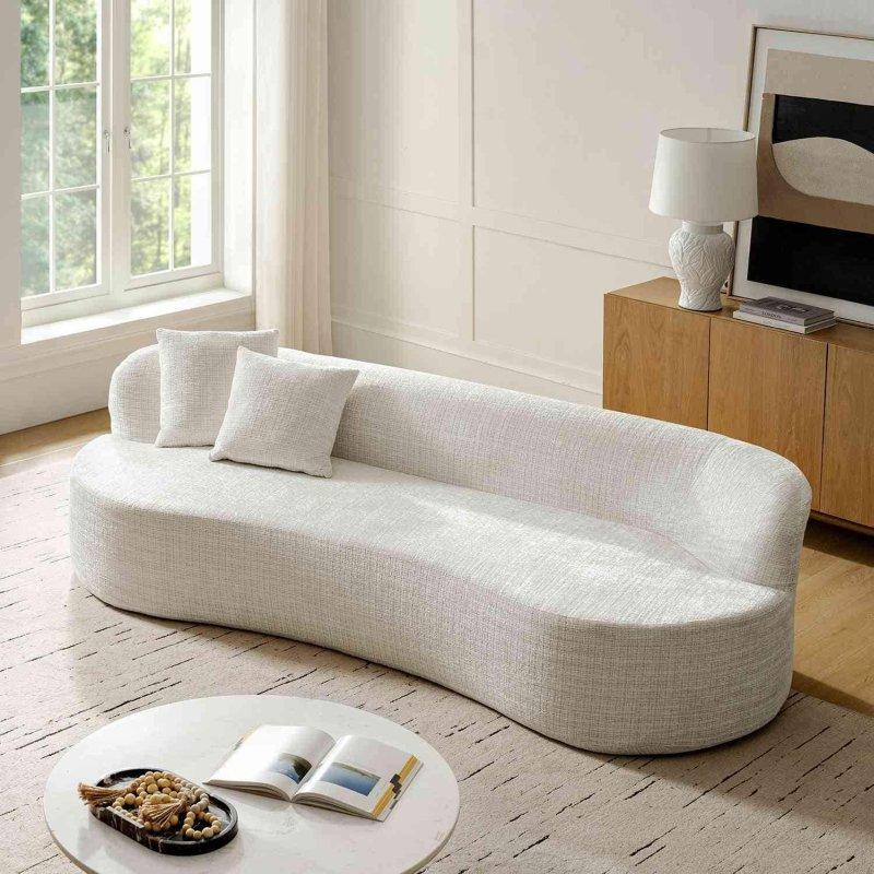 Şönil Kumaş Kolsuz Minderli Bohem Koltuk - 242 cm - 284563