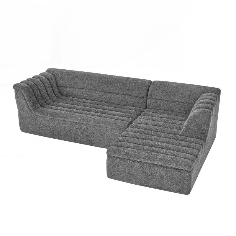 Şönil Kumaş Modüler Uzanmalı L Şeklinde Bohem Koltuk - 285459