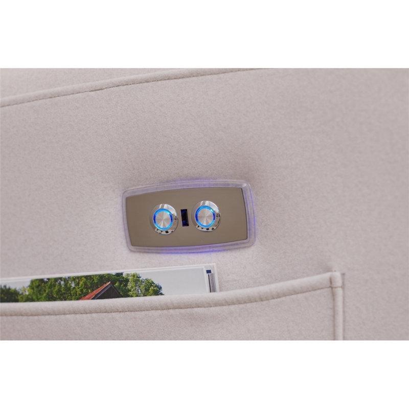 Şönil Kumaş USB Portlu Duvara Sıfır Elektrikli Baba Koltuğu - 323518