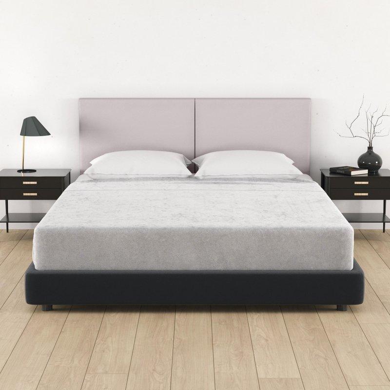 Suni Deri Döşemeli Duvara Monte Modern 4lü Panel Yatak Başlığı - 334816