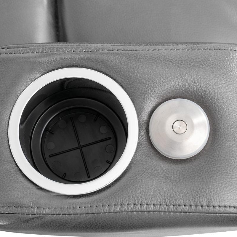 Suni Deri Motorlu USB Portlu Bardaklıklı 2li Set Baba Koltuğu - 85 cm - 324053