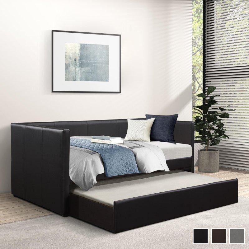 Suni Deri Yavru Yataklı Daybed Karyola - 330213