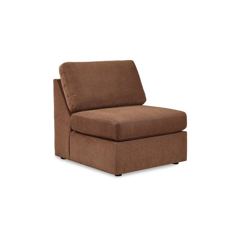 Turuncu Polyester Modüler Depolama Konsollu Bohem Koltuk - 361x82 cm - 293331