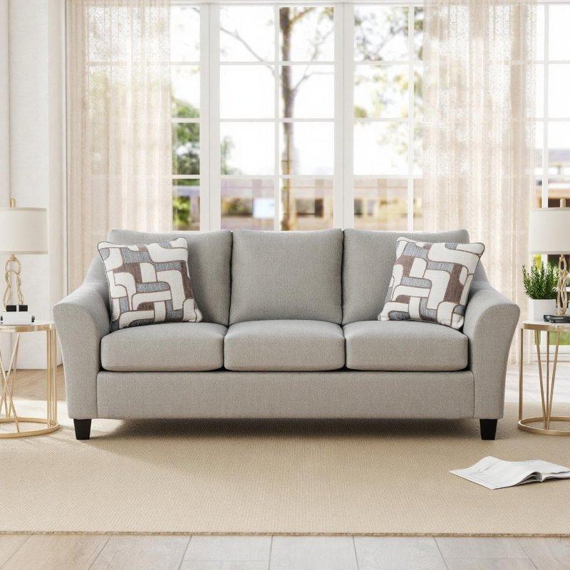 Vizon Şönil Kumaş Dışa Dönük Kollu Çıkarılabilir Minderli Bohem Koltuk - 234 cm - 278852