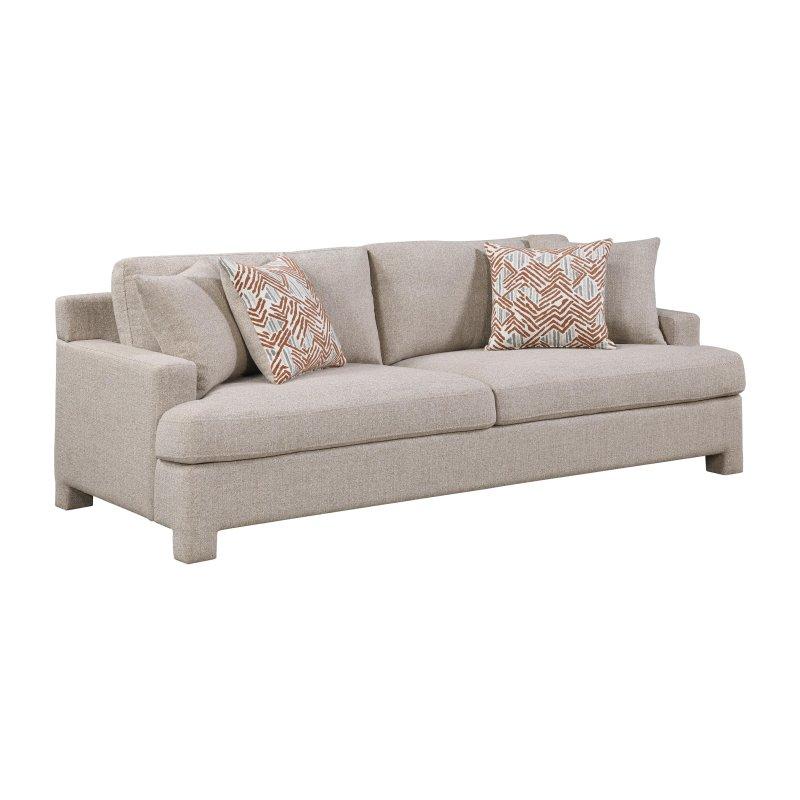 Vizon Şönil Kumaş Dört Kırlentli Bohem Koltuk - 229 cm - 279808