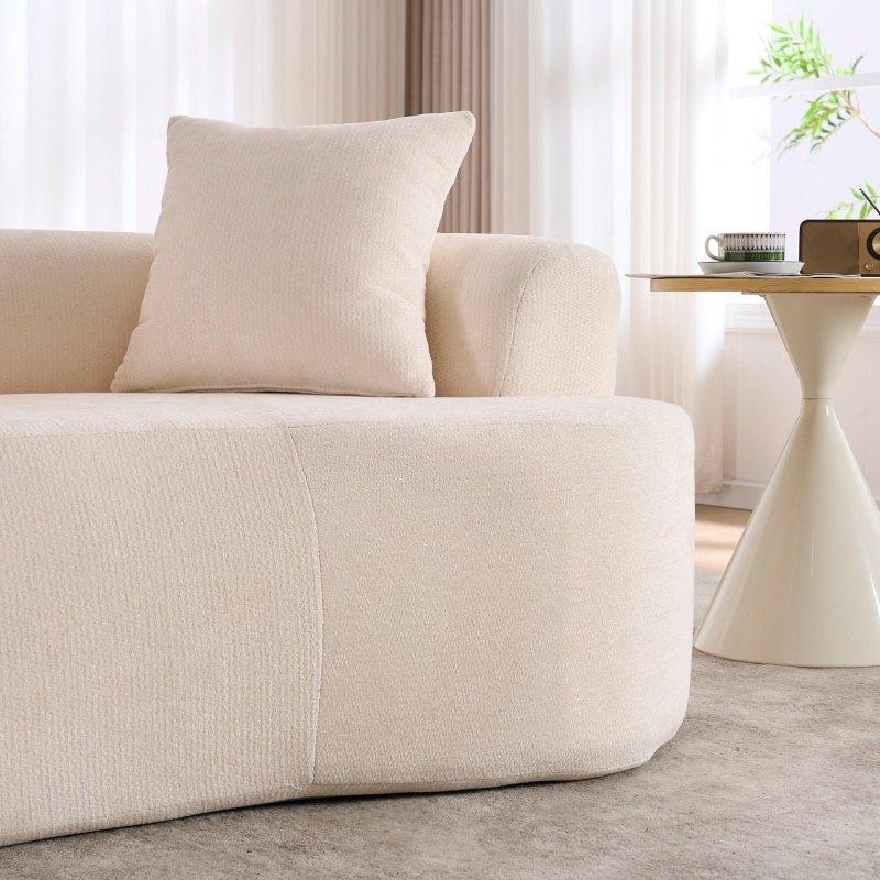 Yeşil Şönil Kumaş Modüler Hilal Tasarım Derin Oturumlu Bohem Koltuk - 201 cm - 286207 Yeşil Şönil Kumaş Modüler Hilal Tasarım Derin Oturumlu Bohem Koltuk - 201 cm - 286207