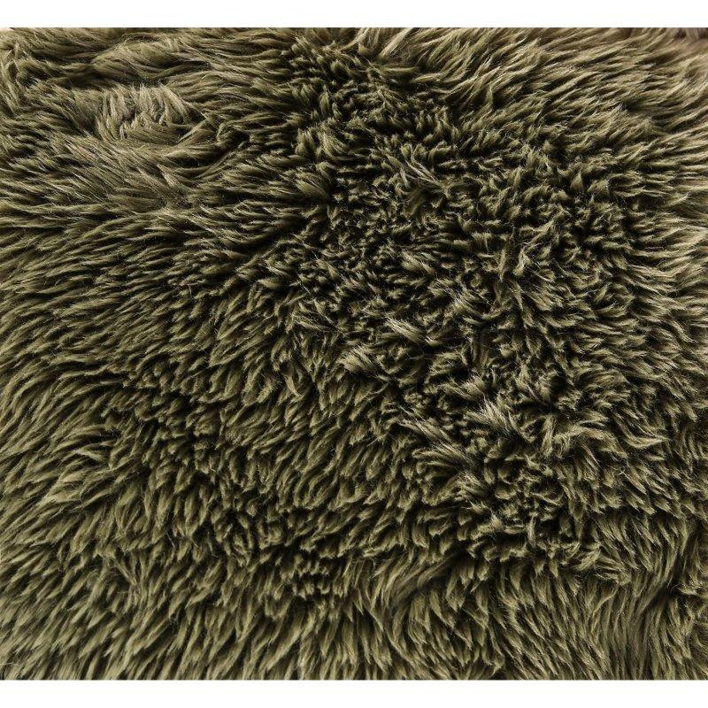 Zeytin Yeşili Ahşap Modüler Tasarımlı Derin Oturumlu Bohem Koltuk - 272x102x69 cm - 292221
