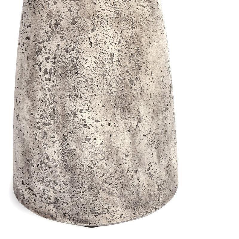 Beton Yuvarlak El Yapımı Bistro Masa - 34x49 cm - 337977