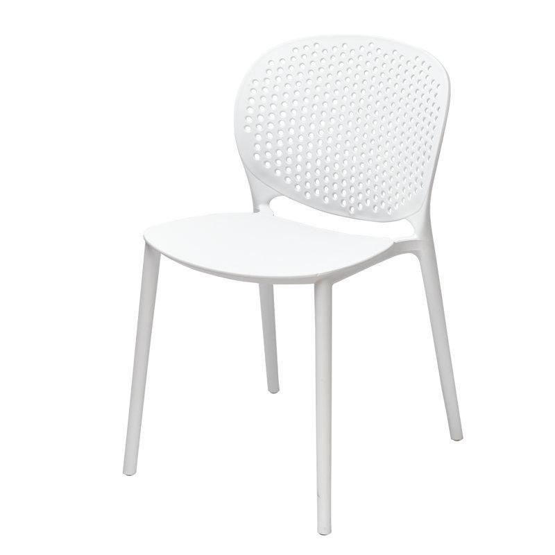 Beyaz İstiflenebilir Polipropilen 4lü Sandalye Seti - 336176