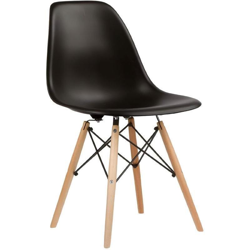 Beyaz Kayın Ağacı Metal Destekli Plastik Sandalye - 336304