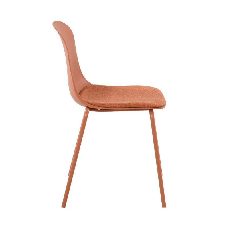 Çelik Ayaklı Minderli İstiflenebilir Plastik Sandalye 4lü Set - 336406