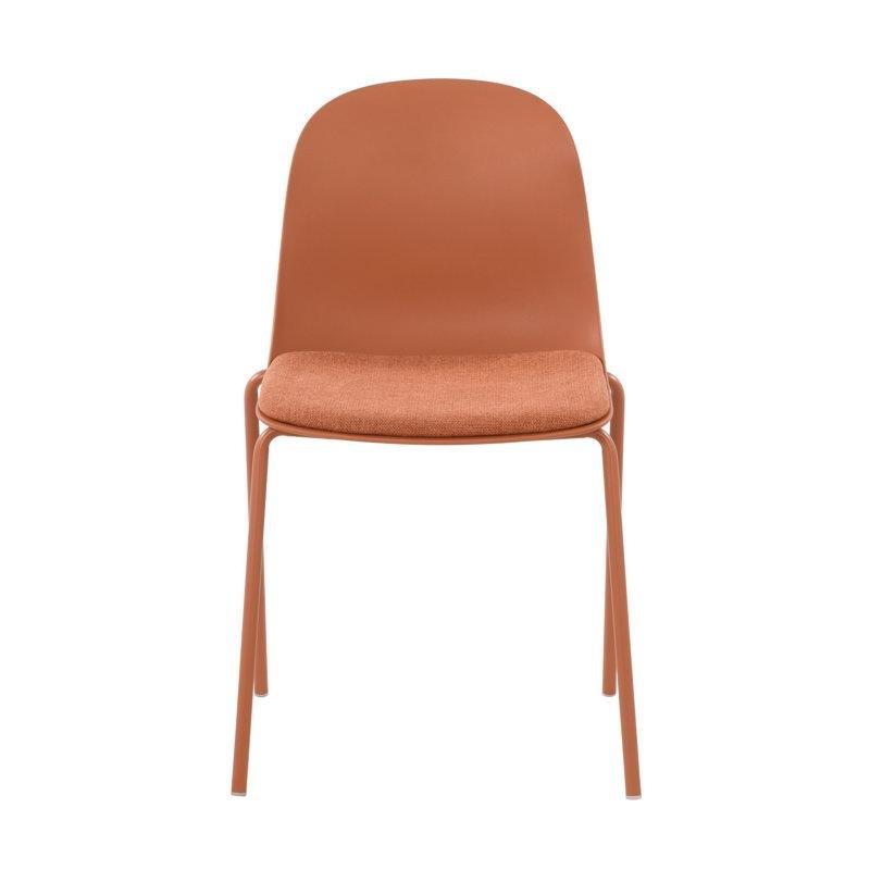 Çelik Ayaklı Minderli İstiflenebilir Plastik Sandalye 4lü Set - 336406