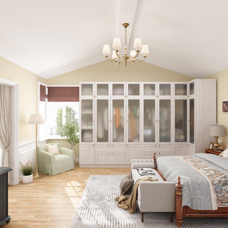 Gri MDF Buzlu Camlı Köşe Gardırop - 81x40x51 cm - 337714 Gri MDF Buzlu Camlı Köşe Gardırop - 81x40x51 cm - 337714