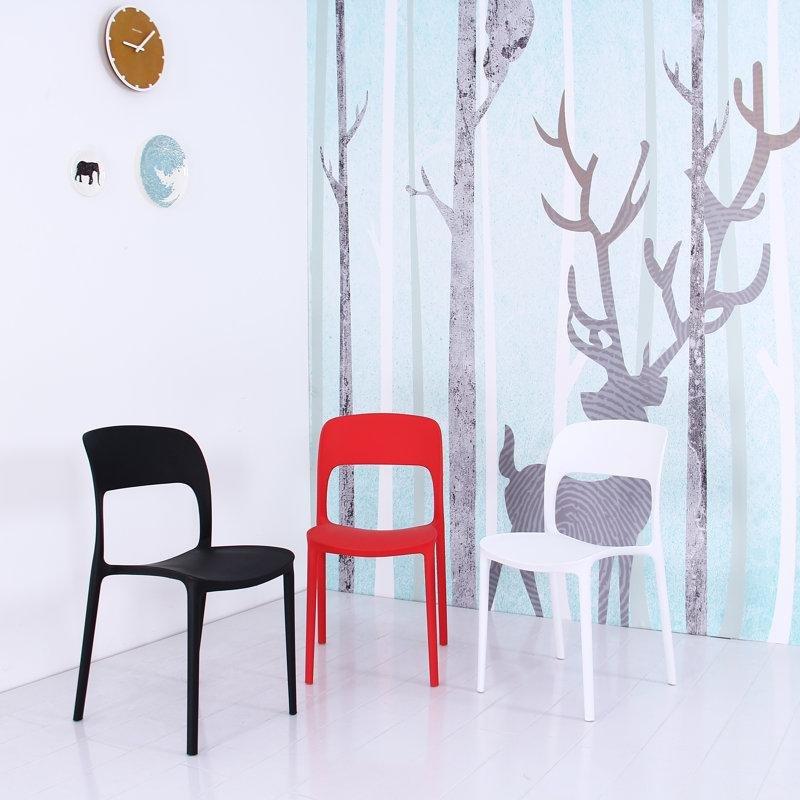 İstiflenebilir 4lü Set Plastik Sandalye - 336234