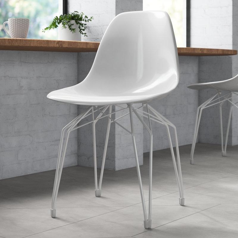 Metal Ayaklı Suya Dayanıklı Modern Plastik Sandalye - 336184