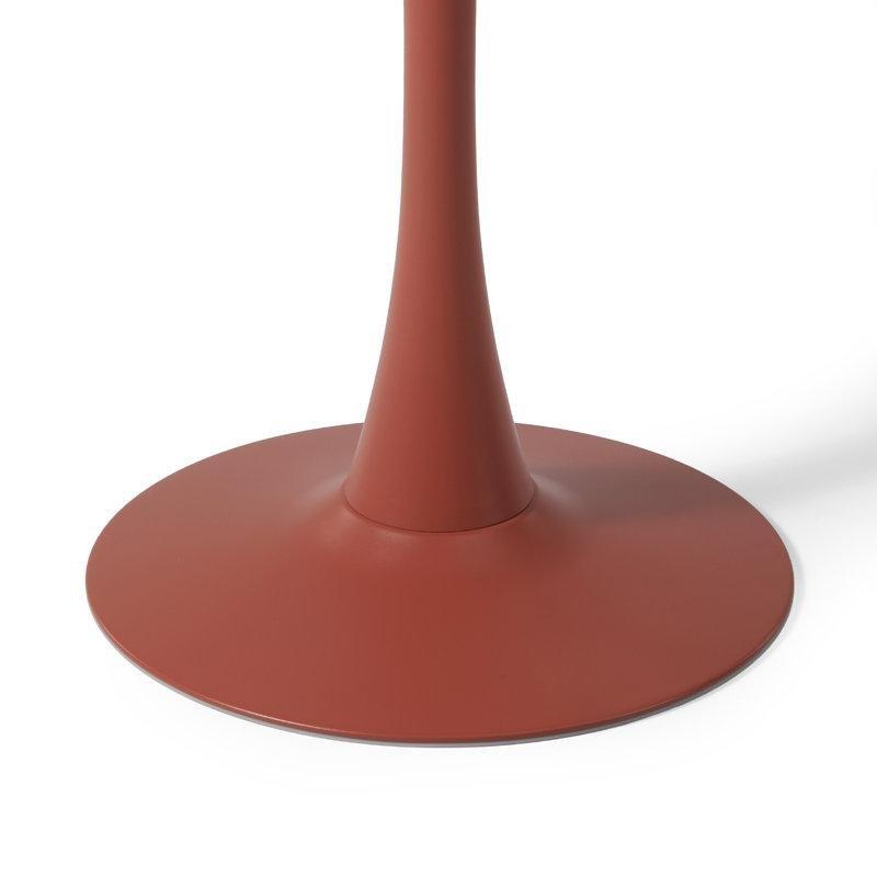 Metal ve Polipropilen İstiflenebilir Sandalyeli Yuvarlak 2 Kişilik Bistro Masa Takımı - 60 cm - 338032