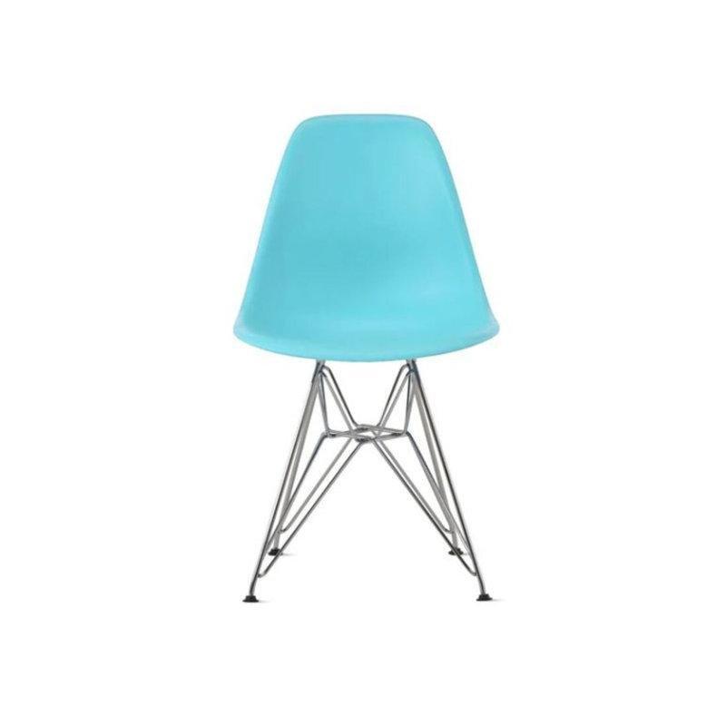Okyanus Mavisi Metal Ayaklı İstiflenebilir Plastik Sandalye - 336561