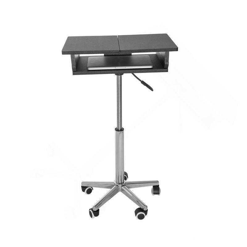 Siyah Ahşap Katlanabilir Yüksekliği Ayarlanabilir Laptop Sehpası - 53x45 cm - 335943 Siyah Ahşap Katlanabilir Yüksekliği Ayarlanabilir Laptop Sehpası - 53x45 cm - 335943