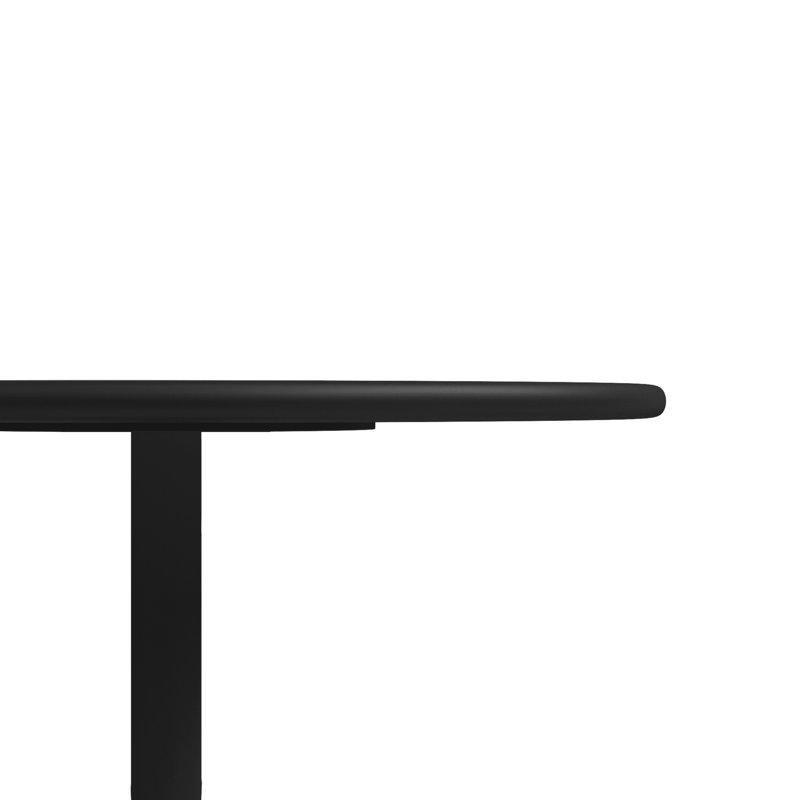 Siyah Çelik 3 Parça Yuvarlak Bistro Seti - 61 cm - 338250