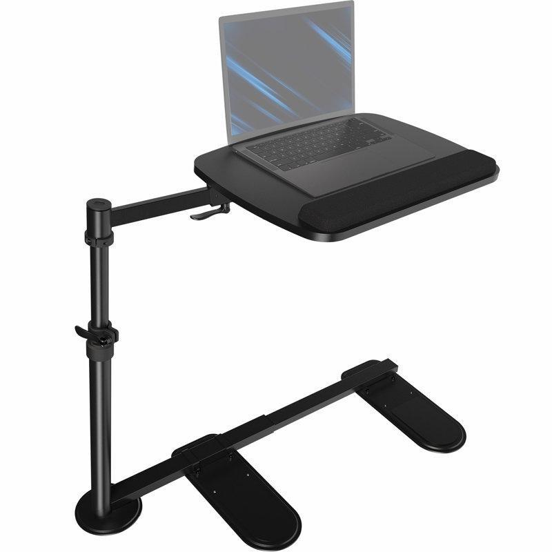 Siyah Döner ve Yüksekliği Ayarlanabilir Koltuk Kenarı Laptop Sehpası - 335807