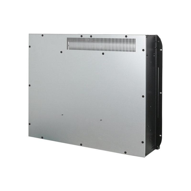 Siyah Metal Uzaktan Kumandalı ve Zamanlayıcılı Ultra İnce Elektrikli Şömine - 49x46 cm - 339215