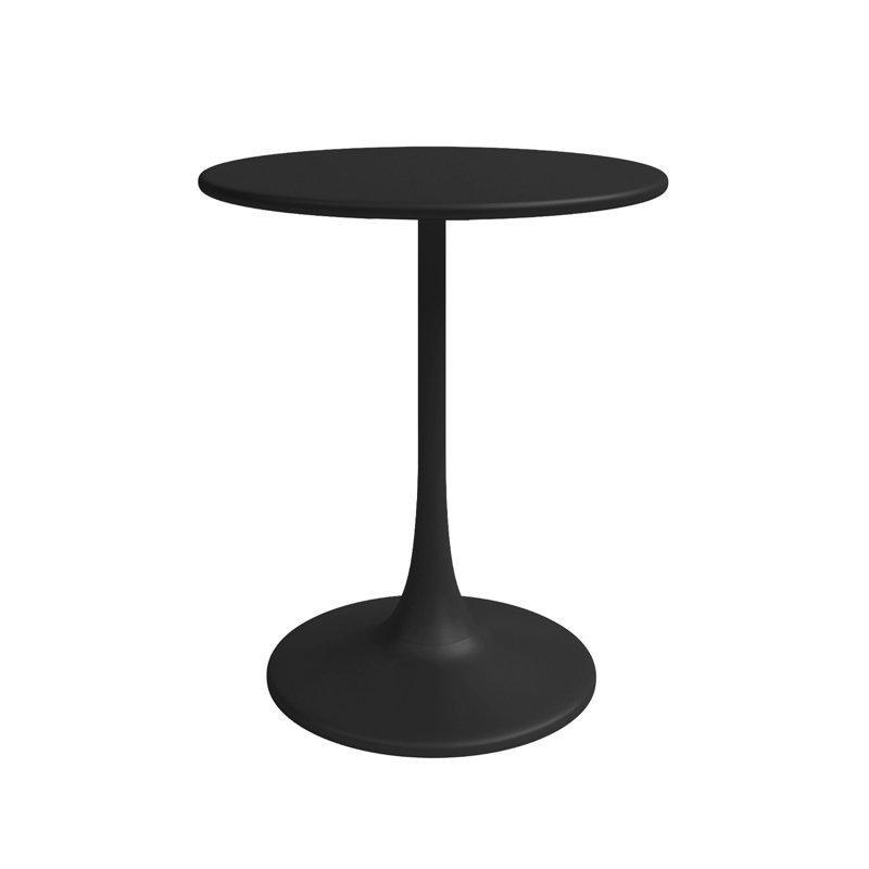Yuvarlak Çelik İç ve Dış Mekan Uyumlu Bistro Masa - 61x77 cm - 337919